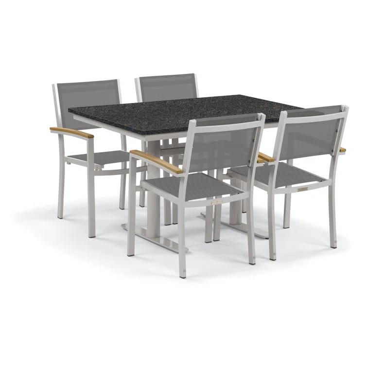 Travira Stacking Patio Arm Chair