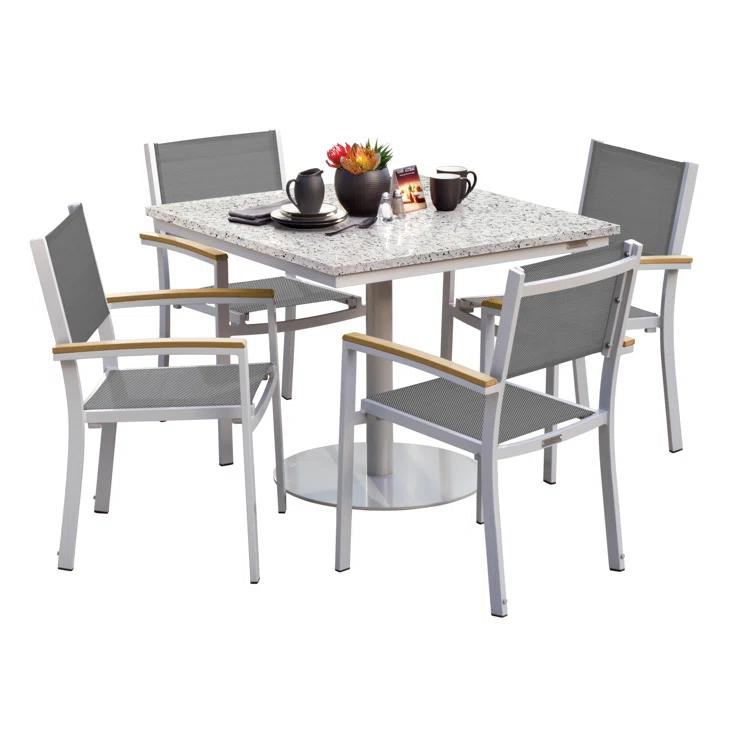 Travira Stacking Patio Arm Chair