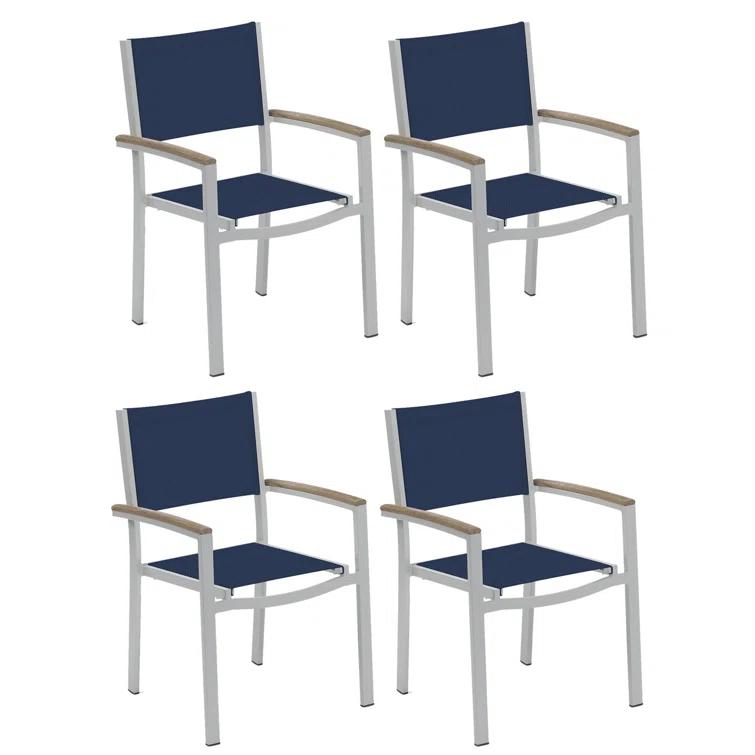Travira Stacking Patio Arm Chair
