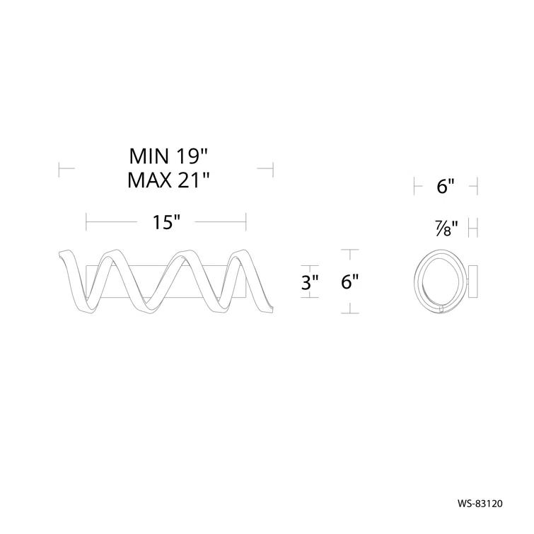 Dimmable LED Bath Bar