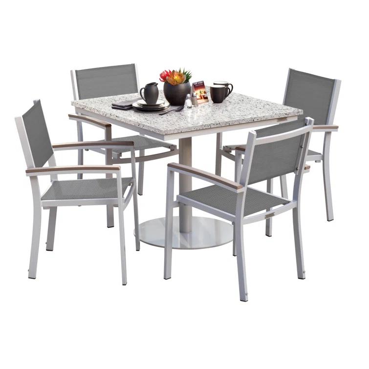 Travira Stacking Patio Arm Chair