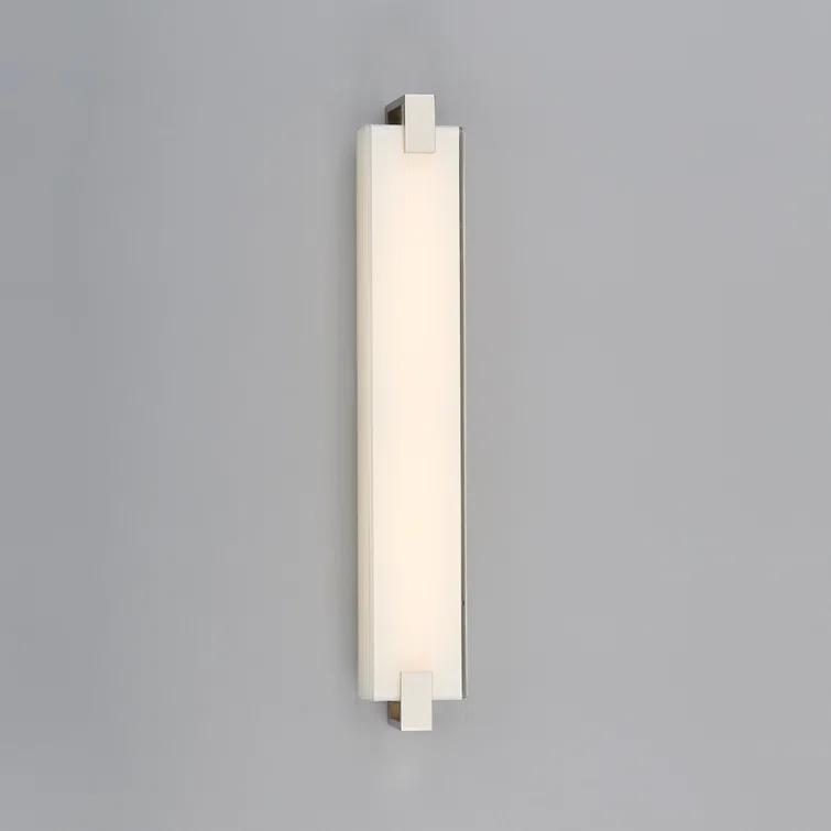 Ehrman 22" Polished Nickel Dimmable LED Bath Bar