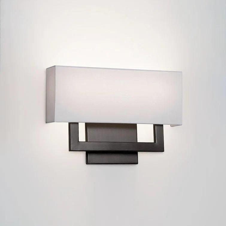 dweLED Manhattan 15-in W 1 -Light Brushed Bronze Integrated LED Wall Sconce