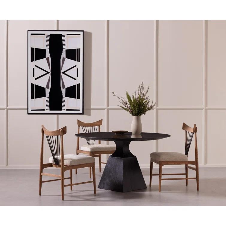 Shanay Round Dining Table - Bluestone