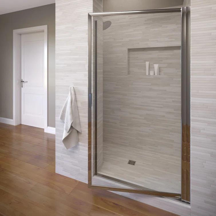 Sopora 22.75" W x 63.5" H Pivot Framed Shower Door
