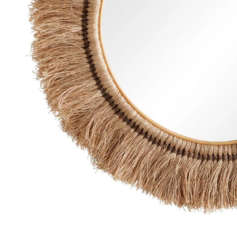 Arteriors Kai Round Mirror - Brown