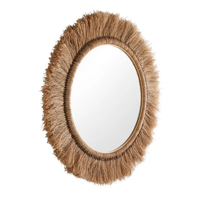 Arteriors Kai Round Mirror - Brown