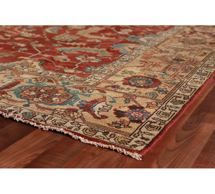 Antique Weave Serapi Wool Oriental Rug
