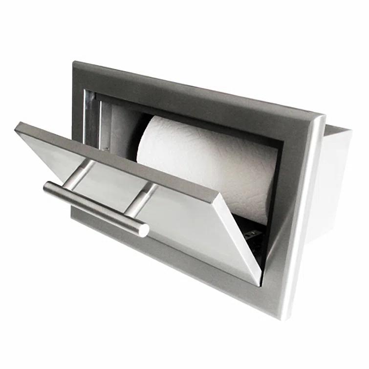 XO Appliance Stainless Steel Wall / Under Cabinet Mounted Paper Towel Holder