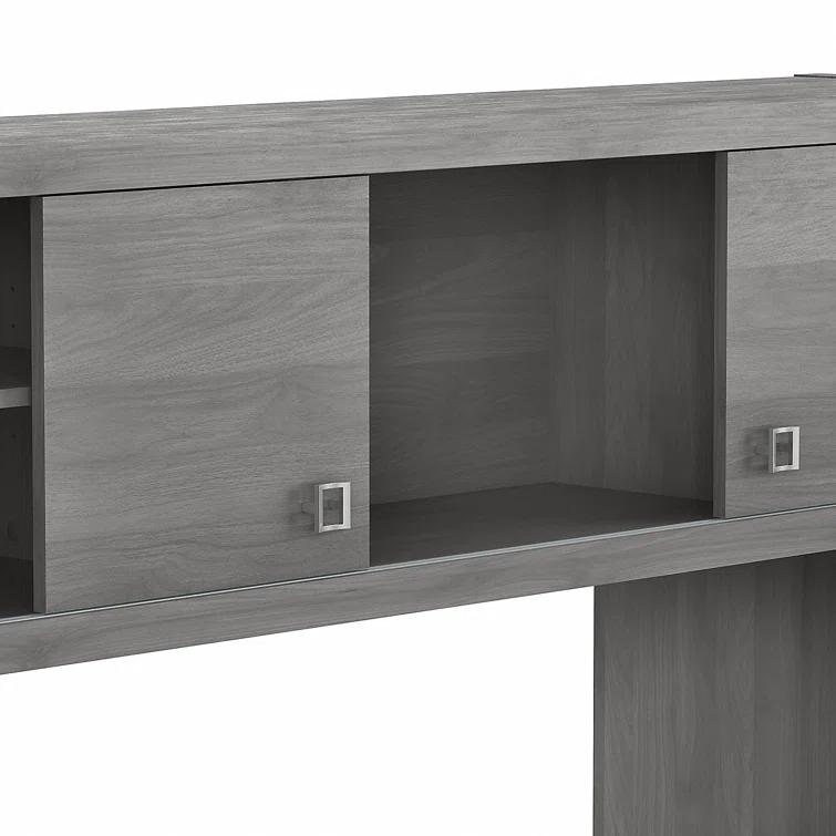 Echo 2-Piece L-Shape Computer Desk Office Set with Hutch