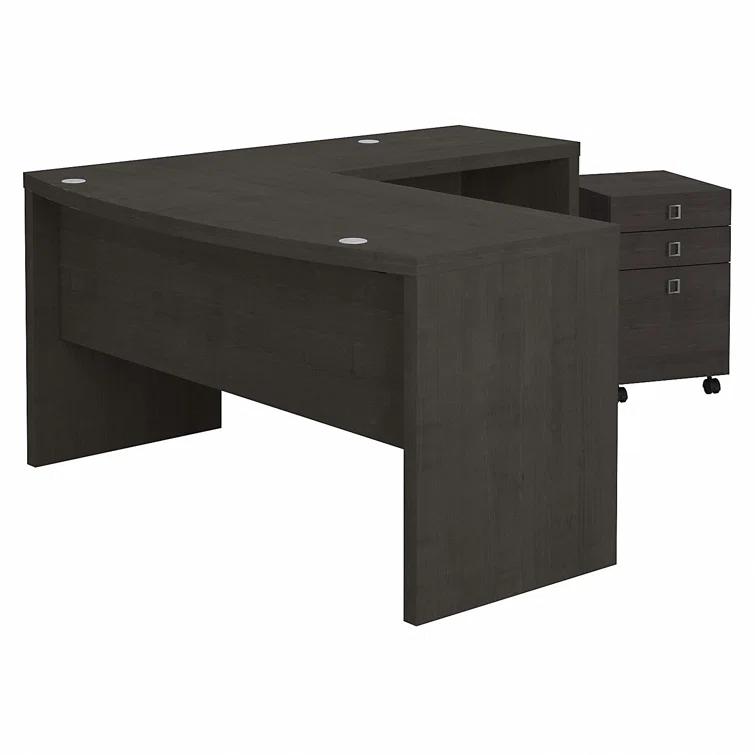 Bush Business Furniture Echo 3 L-Shaped Computer Desk Office Set