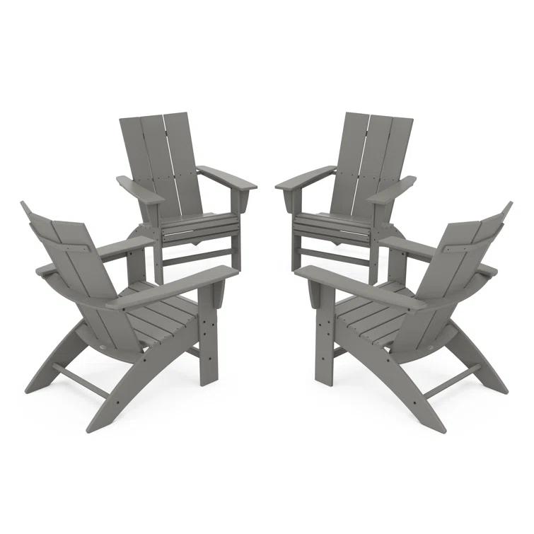Modern Plastic Adirondack Chair