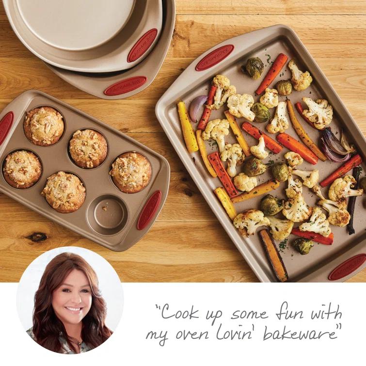Rachael Ray Cucina Nonstick Baking Pans / Bakeware Set, 4 Piece