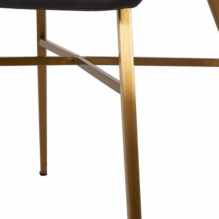 Gabby Channing 18.11'' H Faux Leather Upholstered Armchair