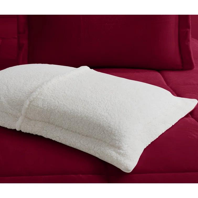 Ultra Plush Reversible Micro-Mink and Sherpa 3-Piece Comforter Set