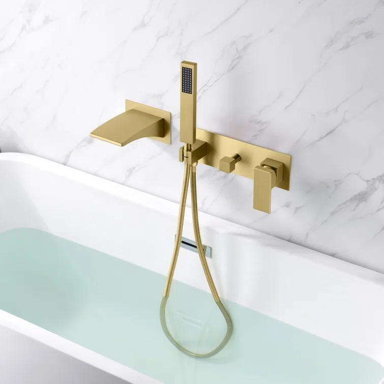 sumerain S2121BGW 1 Handle Bathroom Waterfall Faucet with Diverter