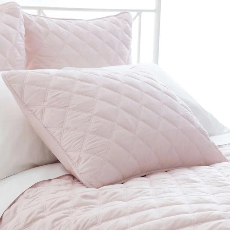 Pine Cone Hill Quilted Silken Solid Coverlet