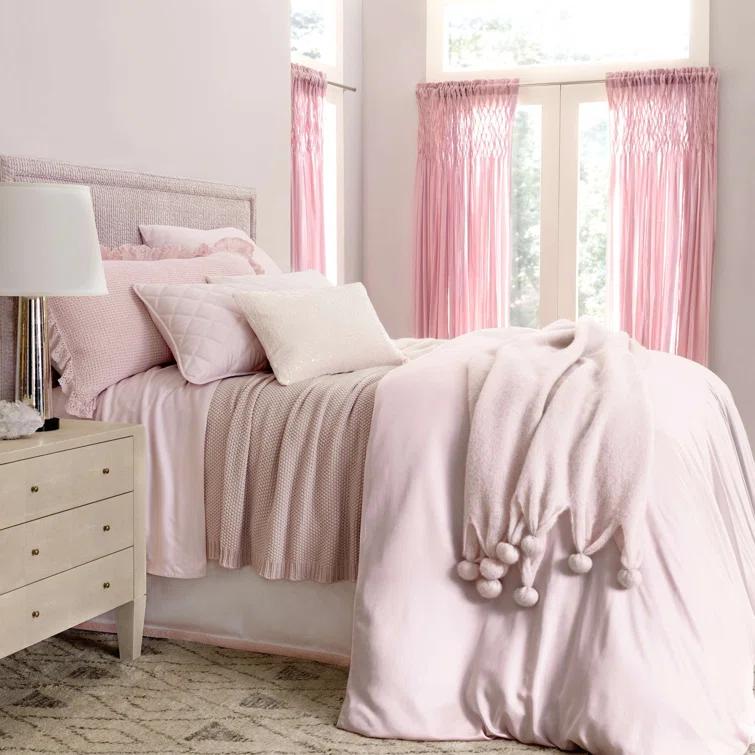 Pine Cone Hill Quilted Silken Solid Coverlet