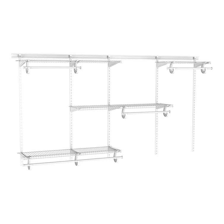ShelfTrack 60" W - 96" W Closet System Starter Kit