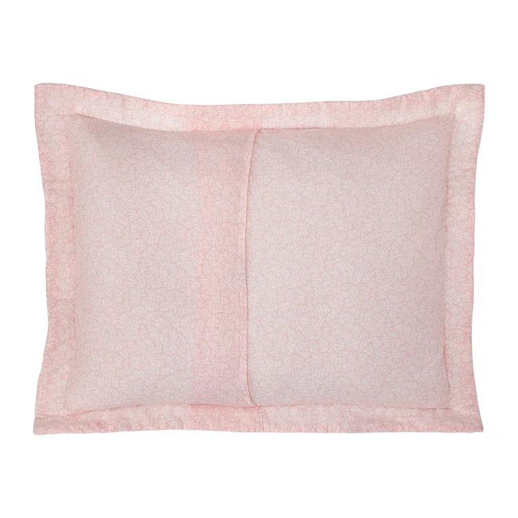Laura Ashley Laura Ashley Honeysuckle Cotton Reversible Pink Quilt Set