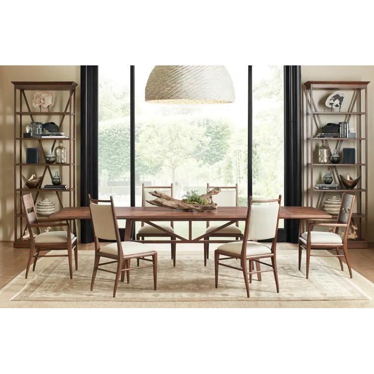 Nova 19.25'' H Upholstered Oak Side Chair