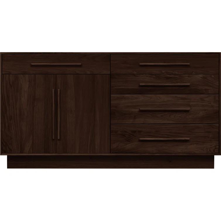 Moduluxe Solid Wood 32.63'' W 5 - Drawer Dresser