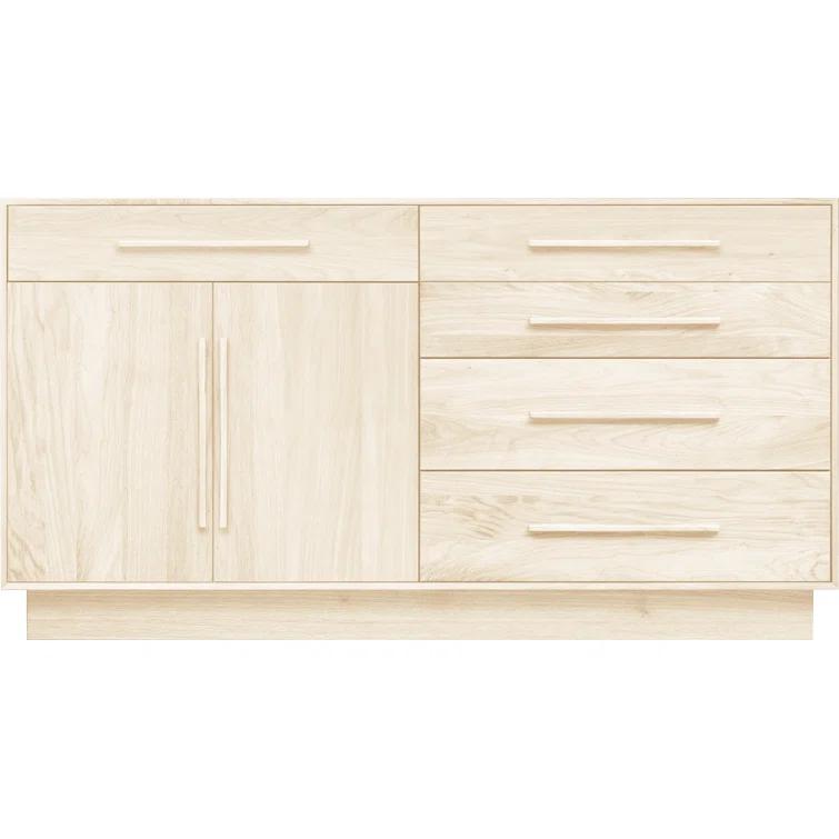 Moduluxe Solid Wood 32.63'' W 5 - Drawer Dresser