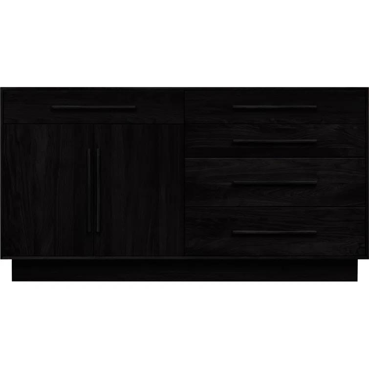 Moduluxe Solid Wood 32.63'' W 5 - Drawer Dresser