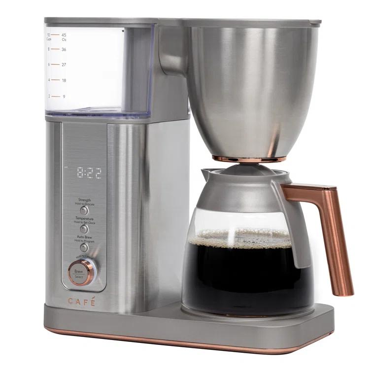 Café C7CDABS2RS3 Café 10-Cup Specialty Drip Coffee Maker with Glass Carafe