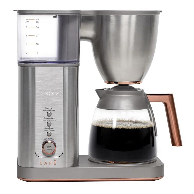 Café C7CDABS2RS3 Café 10-Cup Specialty Drip Coffee Maker with Glass Carafe