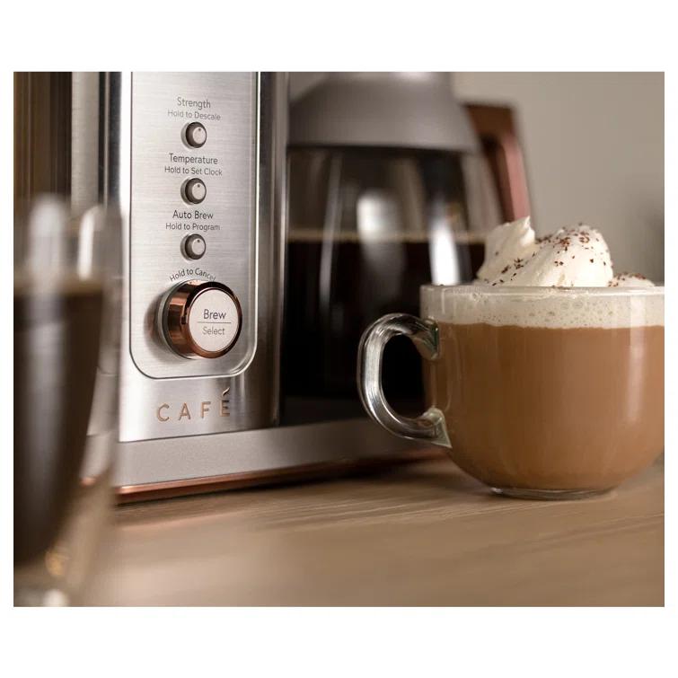 Café C7CDABS2RS3 Café 10-Cup Specialty Drip Coffee Maker with Glass Carafe