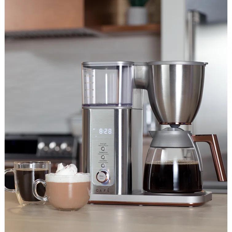 Café C7CDABS2RS3 Café 10-Cup Specialty Drip Coffee Maker with Glass Carafe
