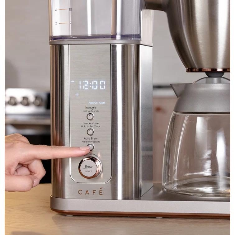 Café C7CDABS2RS3 Café 10-Cup Specialty Drip Coffee Maker with Glass Carafe
