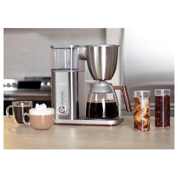 Café C7CDABS2RS3 Café 10-Cup Specialty Drip Coffee Maker with Glass Carafe