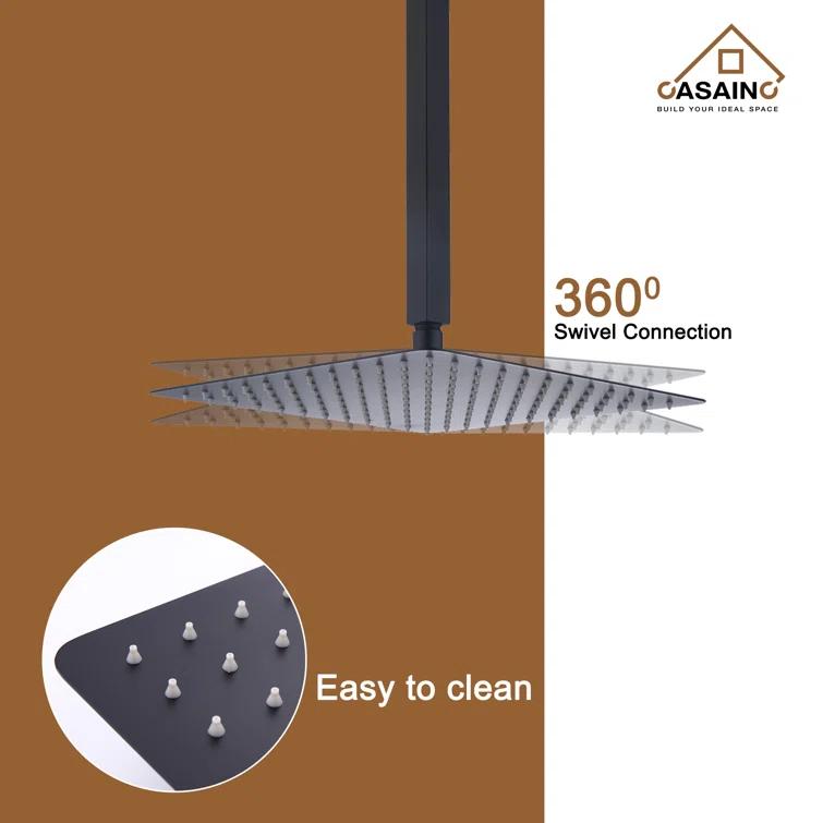 Shower Faucets & Systems All-In-One Kit with Rough in-Valve