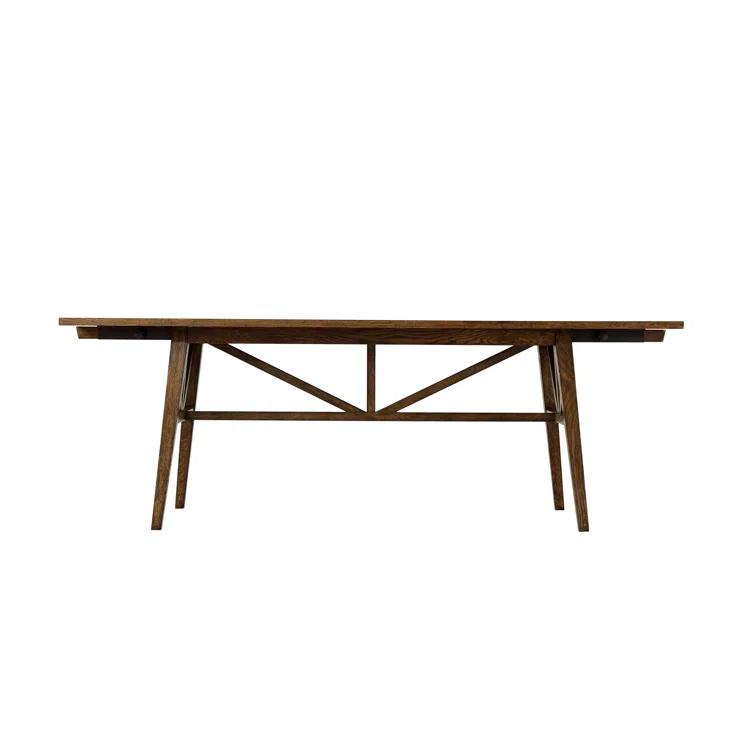 Nova Extendable Oak Solid Wood Base Dining Table