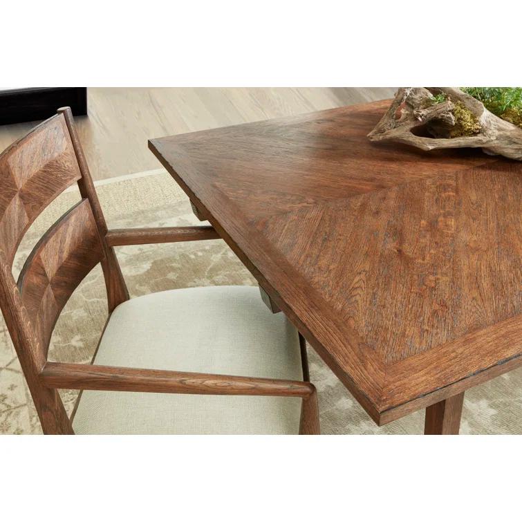 Nova 19.25'' H Upholstered Oak Armchair