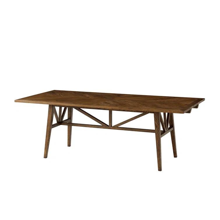 Nova Extendable Oak Solid Wood Base Dining Table