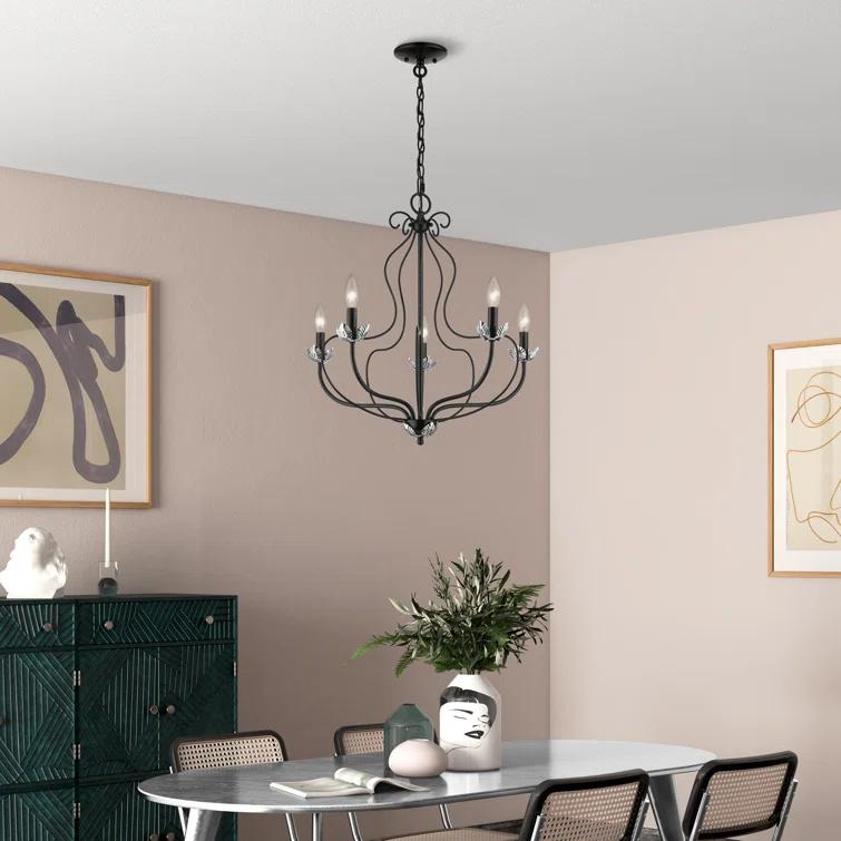 Mallory 5 - Light Dimmable Chandelier