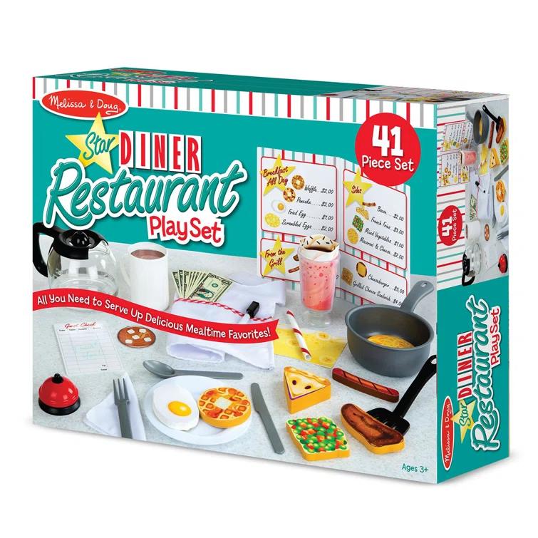 Melissa & Doug Melissa & Doug Star Diner Restaurant Play Set