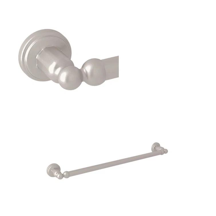Polished Nickel Classic 25.5" Wall Mounted Towel Bar