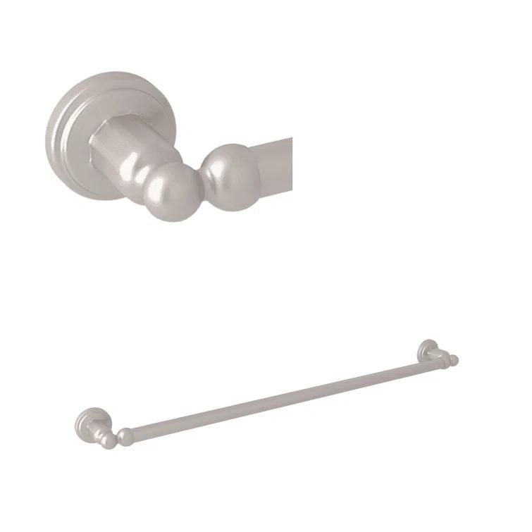Polished Nickel Classic 25.5" Wall Mounted Towel Bar