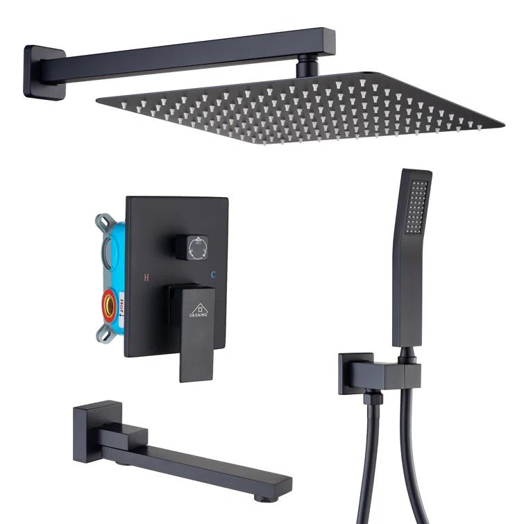 Pressure-Balanced (Temperature And Volume) All-In-One Kit with Rough in-Valve