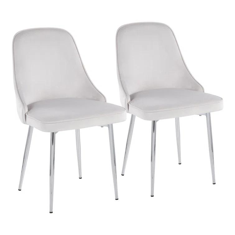 Stanca 20'' H Velvet Upholstered Side Chair