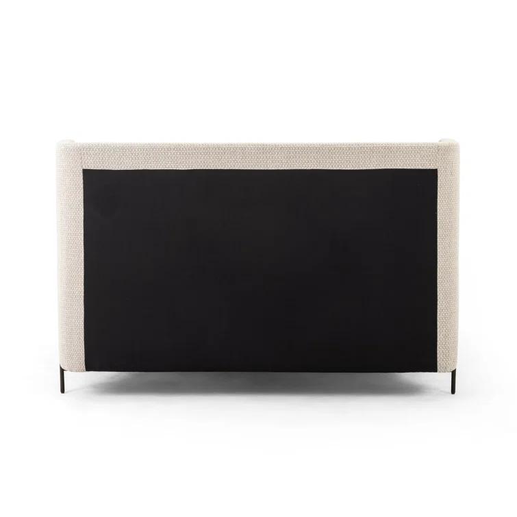 Joss & Main Lenae Upholstered Metal Platform Bed