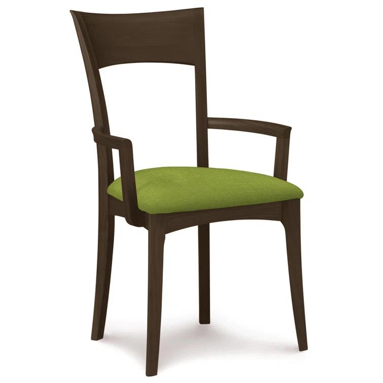 Ingrid 19.25'' H Upholstered Cherry Armchair