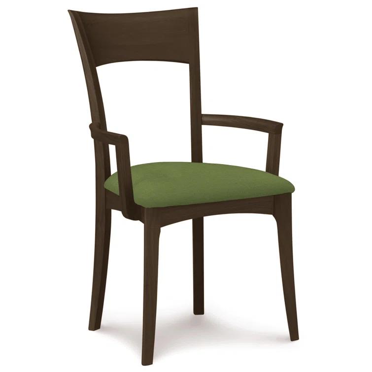 Ingrid 19.25'' H Upholstered Cherry Armchair