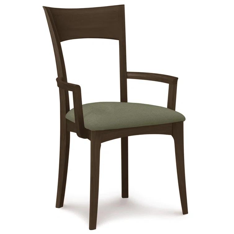 Ingrid 19.25'' H Upholstered Cherry Armchair