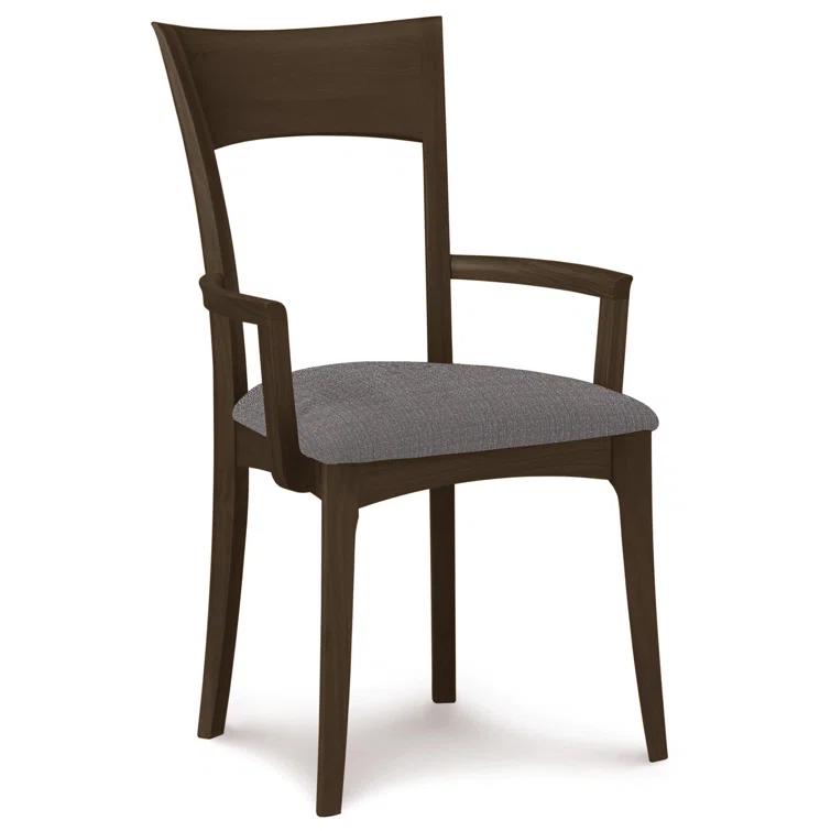 Ingrid 19.25'' H Upholstered Cherry Armchair