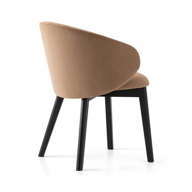 Tuka Upholstered Armchair with Wooden Frame